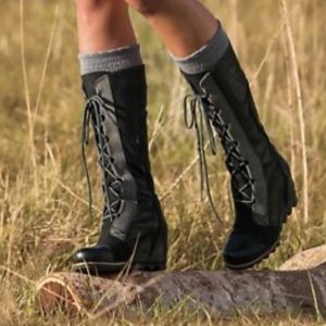 NEW Sorel Womens Cate The Great Wedge Boots!